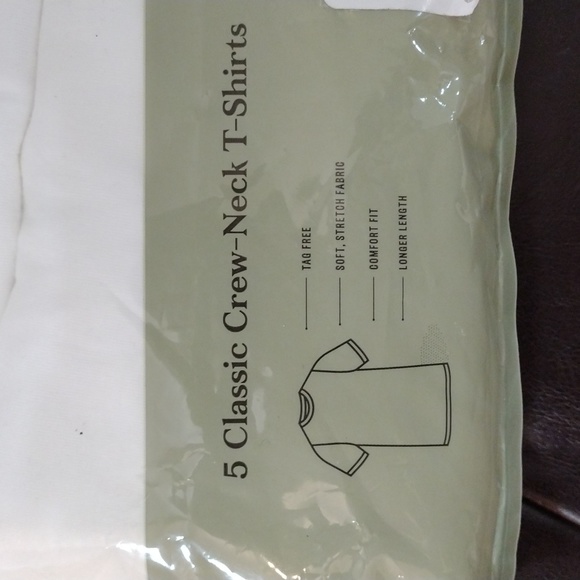 NWT Goodfellow & Co Men's White T-Shirts - Picture 7 of 11